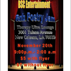 R& B Poetry Jam