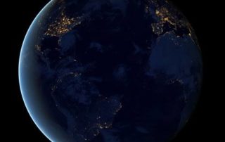 Earth at night